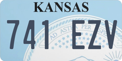 KS license plate 741EZV
