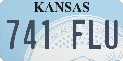 KS license plate 741FLU