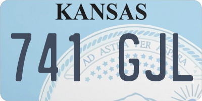 KS license plate 741GJL