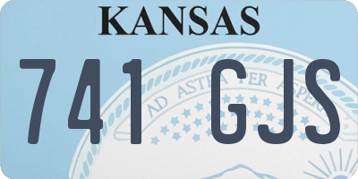 KS license plate 741GJS