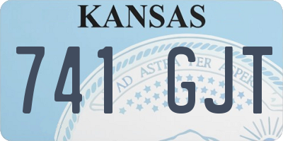 KS license plate 741GJT