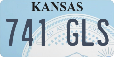 KS license plate 741GLS