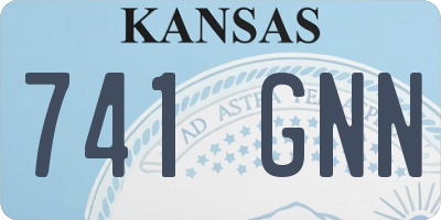 KS license plate 741GNN