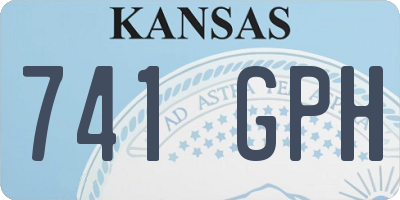 KS license plate 741GPH