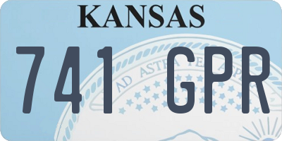 KS license plate 741GPR
