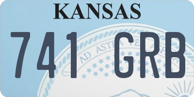 KS license plate 741GRB
