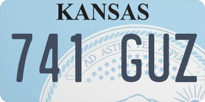 KS license plate 741GUZ