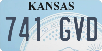 KS license plate 741GVD