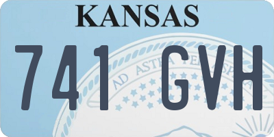 KS license plate 741GVH