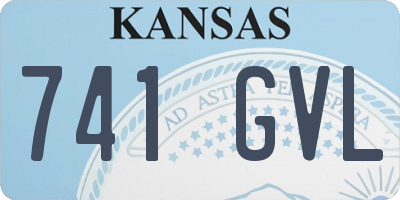 KS license plate 741GVL