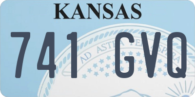 KS license plate 741GVQ