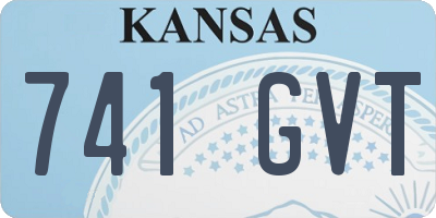 KS license plate 741GVT