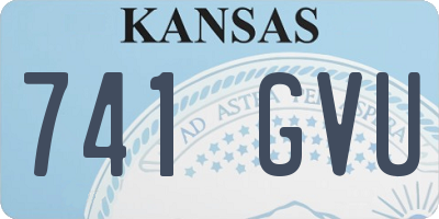 KS license plate 741GVU