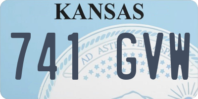 KS license plate 741GVW