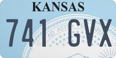 KS license plate 741GVX