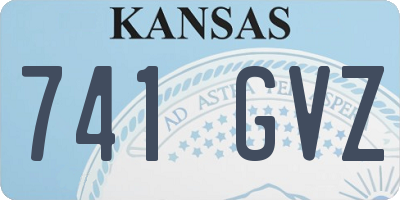 KS license plate 741GVZ