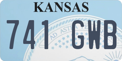 KS license plate 741GWB