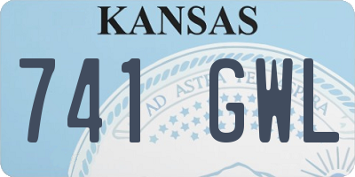 KS license plate 741GWL