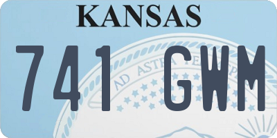 KS license plate 741GWM