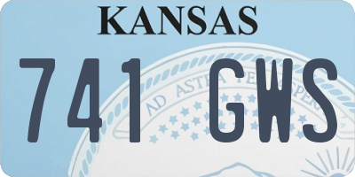 KS license plate 741GWS