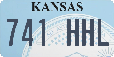 KS license plate 741HHL