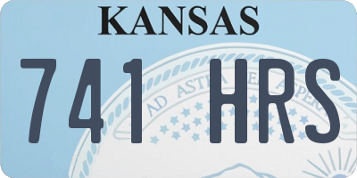 KS license plate 741HRS