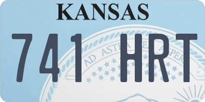 KS license plate 741HRT
