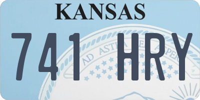 KS license plate 741HRY