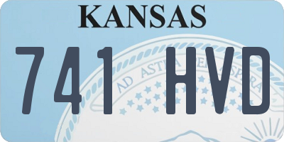 KS license plate 741HVD