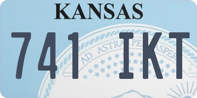 KS license plate 741IKT