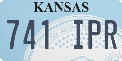 KS license plate 741IPR