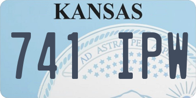 KS license plate 741IPW
