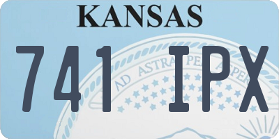 KS license plate 741IPX