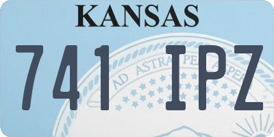 KS license plate 741IPZ