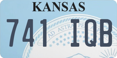 KS license plate 741IQB