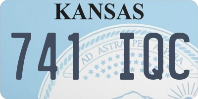 KS license plate 741IQC