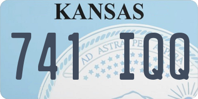 KS license plate 741IQQ