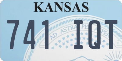 KS license plate 741IQT