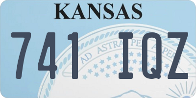 KS license plate 741IQZ