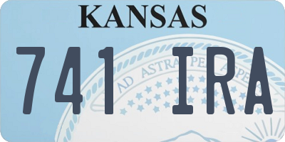 KS license plate 741IRA
