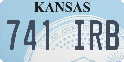 KS license plate 741IRB