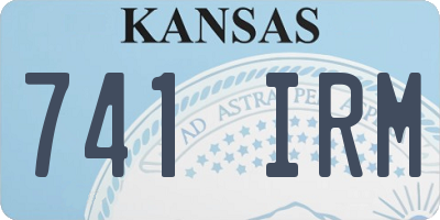 KS license plate 741IRM