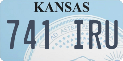 KS license plate 741IRU