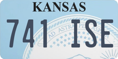 KS license plate 741ISE