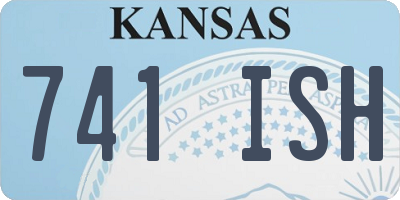 KS license plate 741ISH