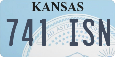 KS license plate 741ISN