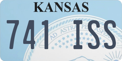 KS license plate 741ISS