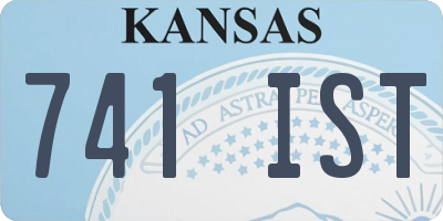 KS license plate 741IST