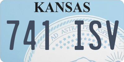 KS license plate 741ISV