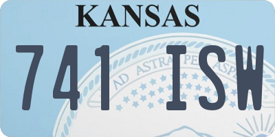 KS license plate 741ISW